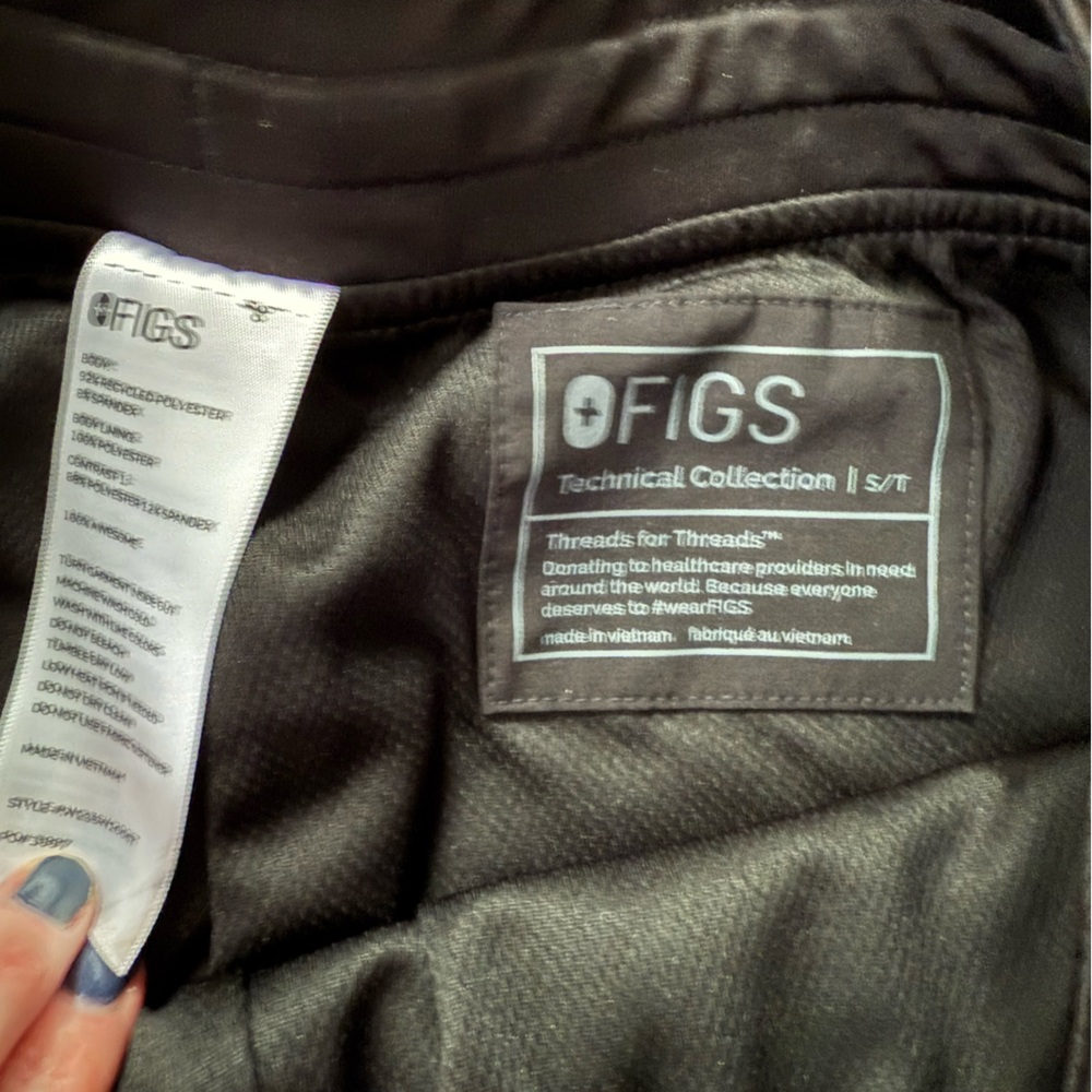 Figs Lined Yola Skinny Scrub Pants - Picture 5 of 7